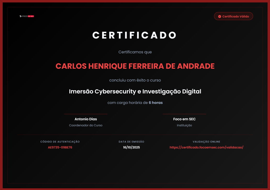Certificado