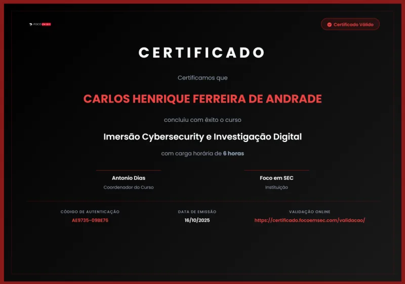 Certificado